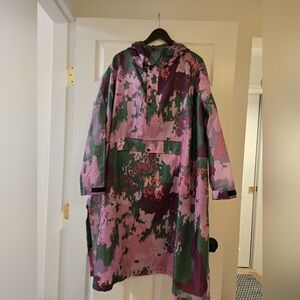 Rain Kiss Hooded Rain Poncho Jacket